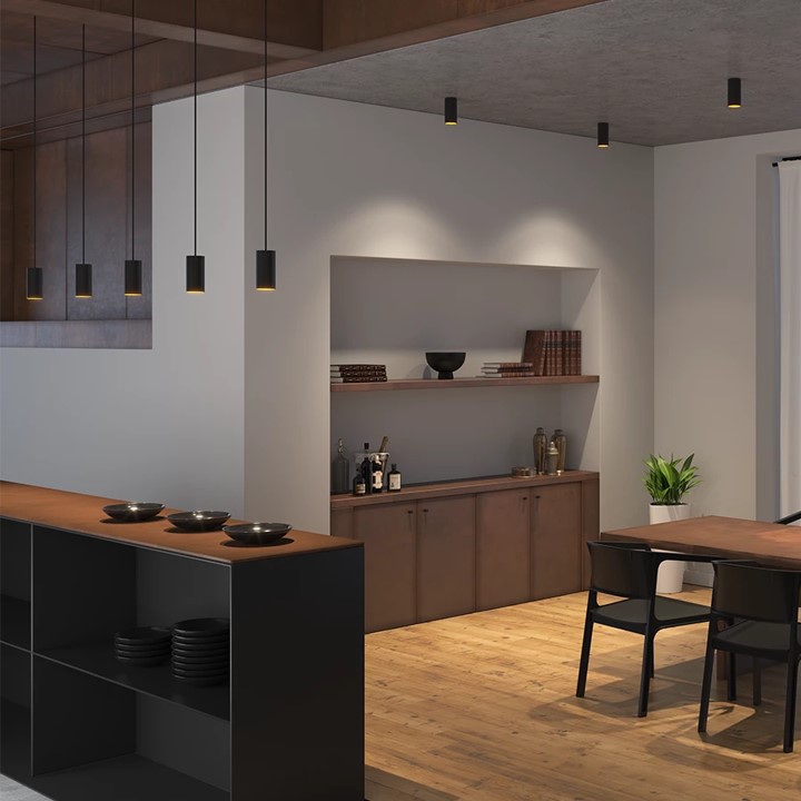 aménagement agencement d'une pièce de vie, salle à manger et cuisine ouverte