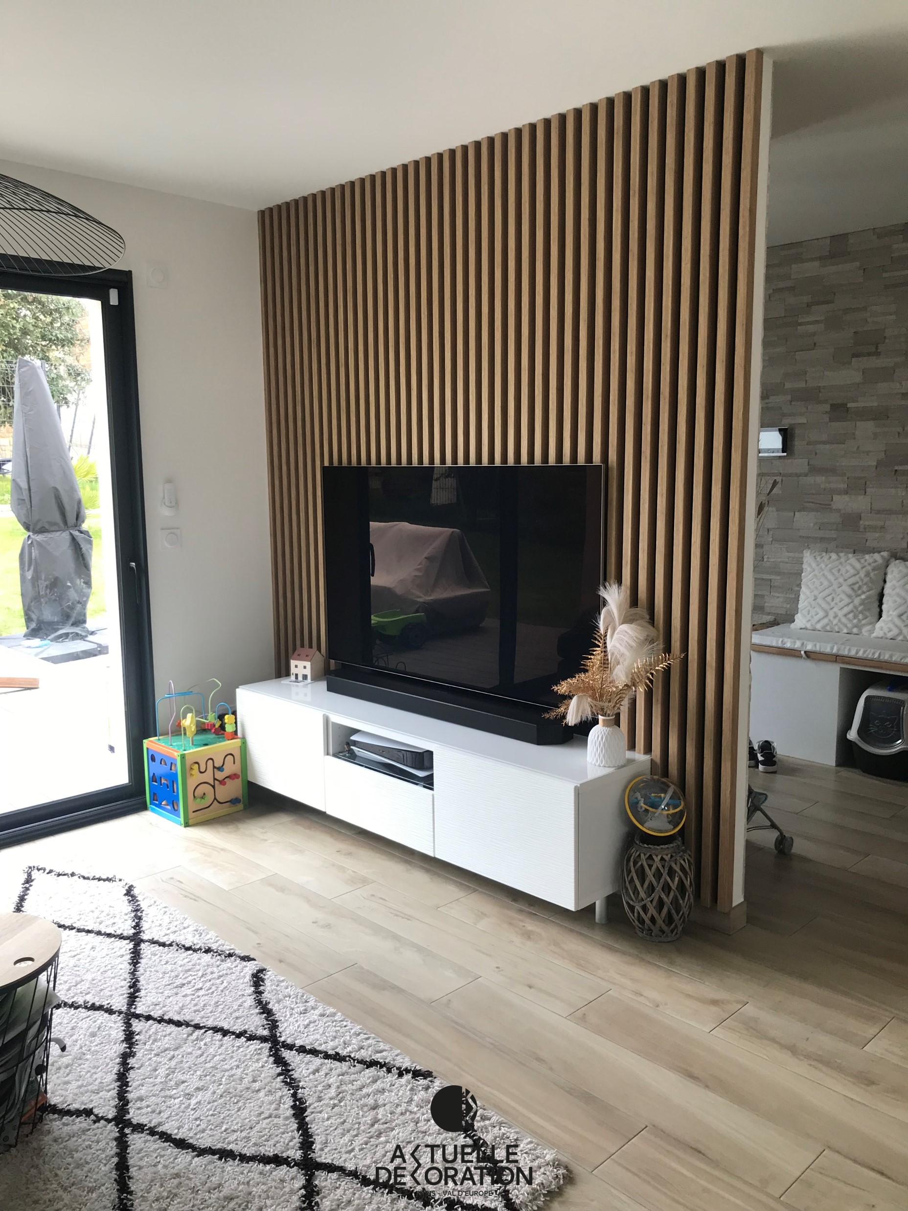 aménagement et décoration d'un salon