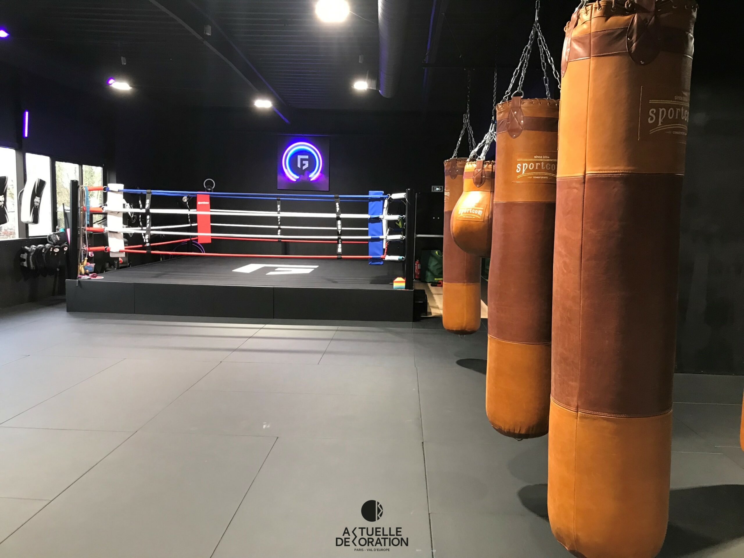aménagement d'une salle de sport boxe mma à Lognes 77