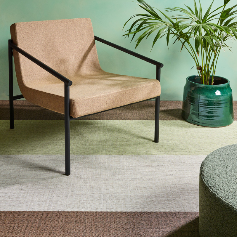 revêtement de sol tissé de différentes couleurs