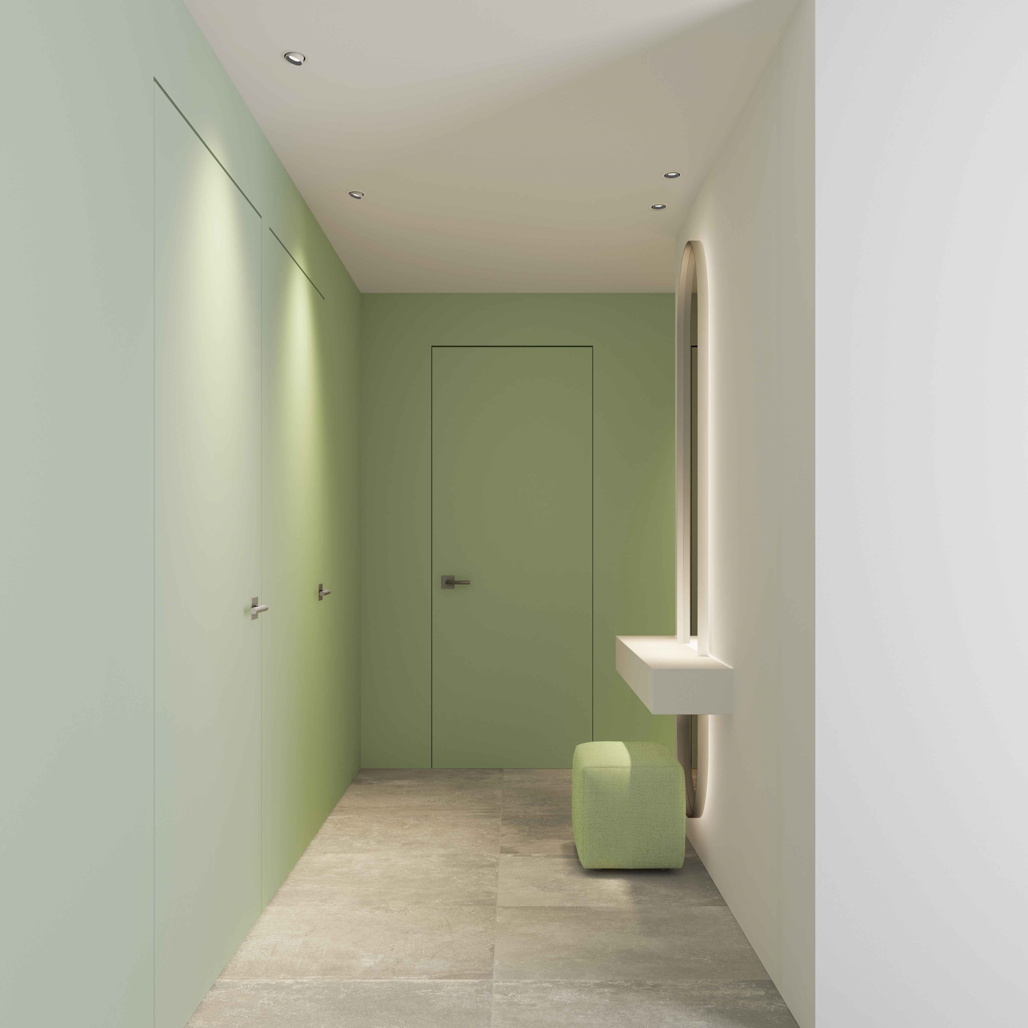 solution d'éclairage et scénarisation d'une entrée